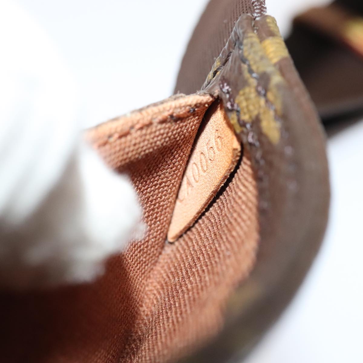 Louis Vuitton Geronimos, Brown, Canvas, clutch