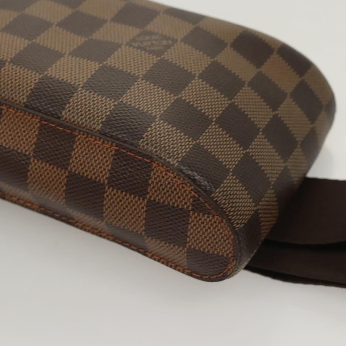 Louis Vuitton Geronimo, Brown, Canvas, shoulder