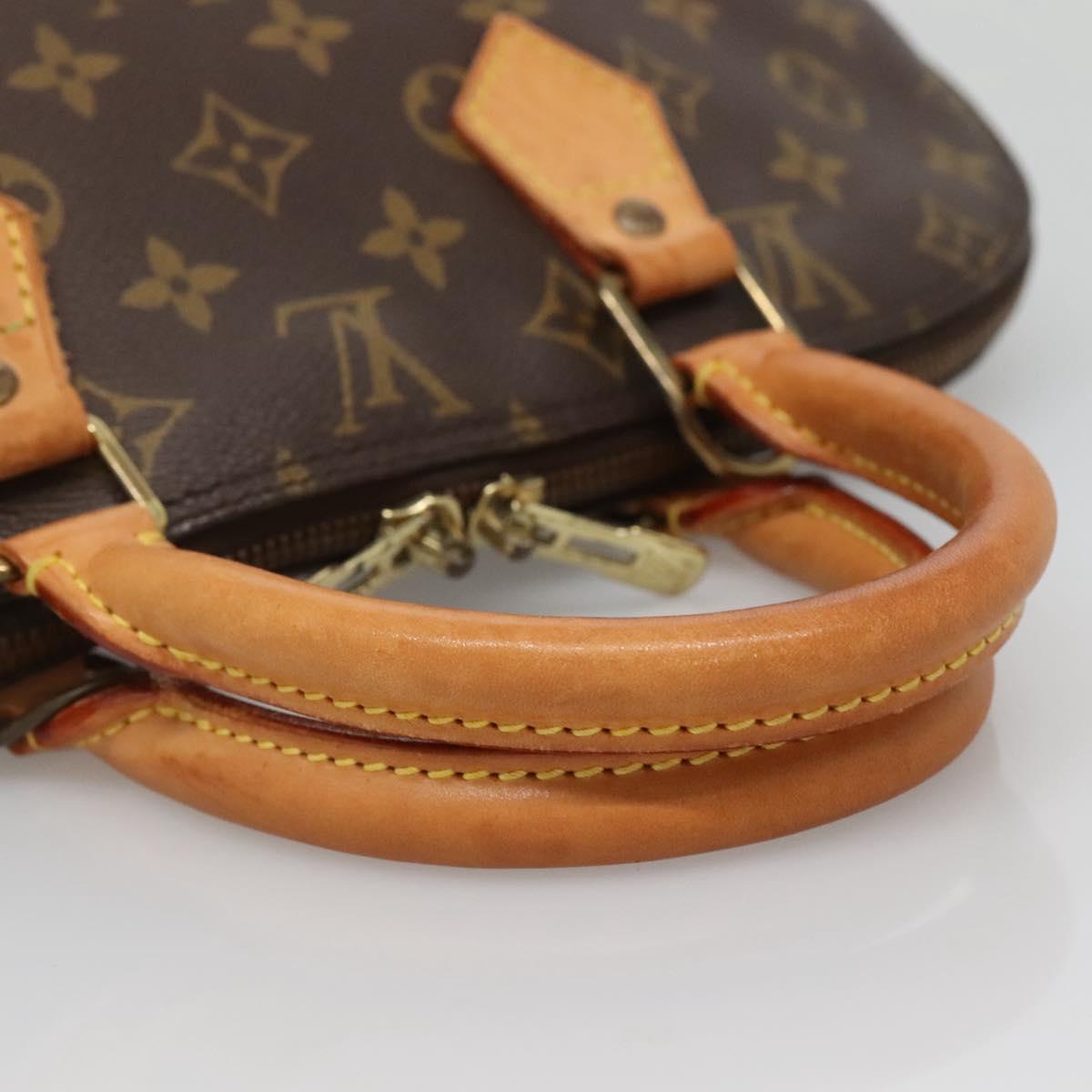 Louis Vuitton Alma, Brown, Canvas, handbag