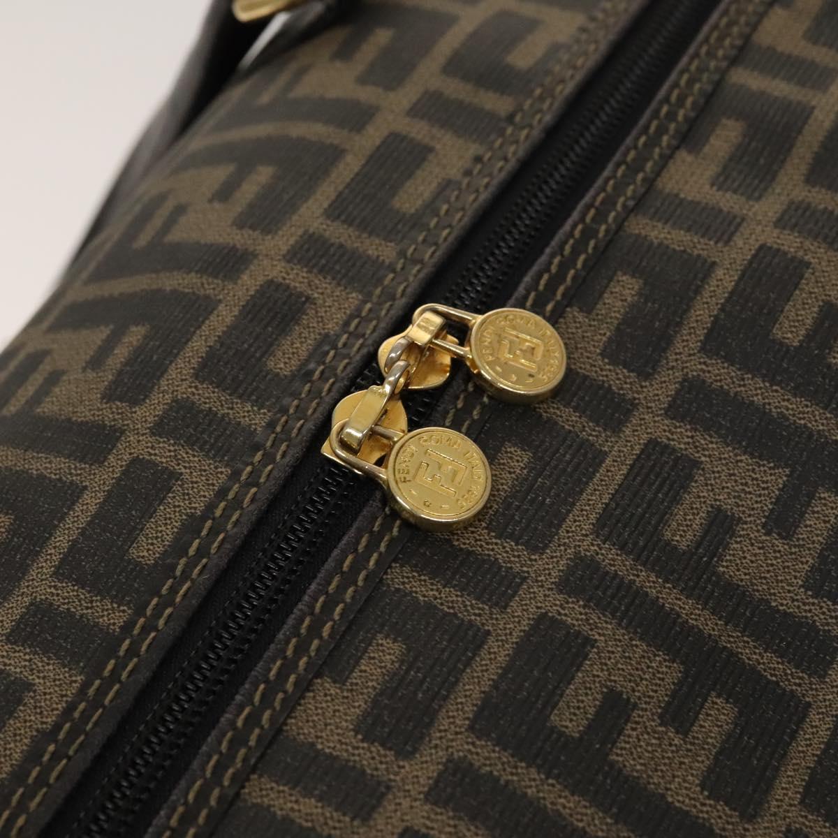 Fendi Zucca, Brown, Canvas, travel