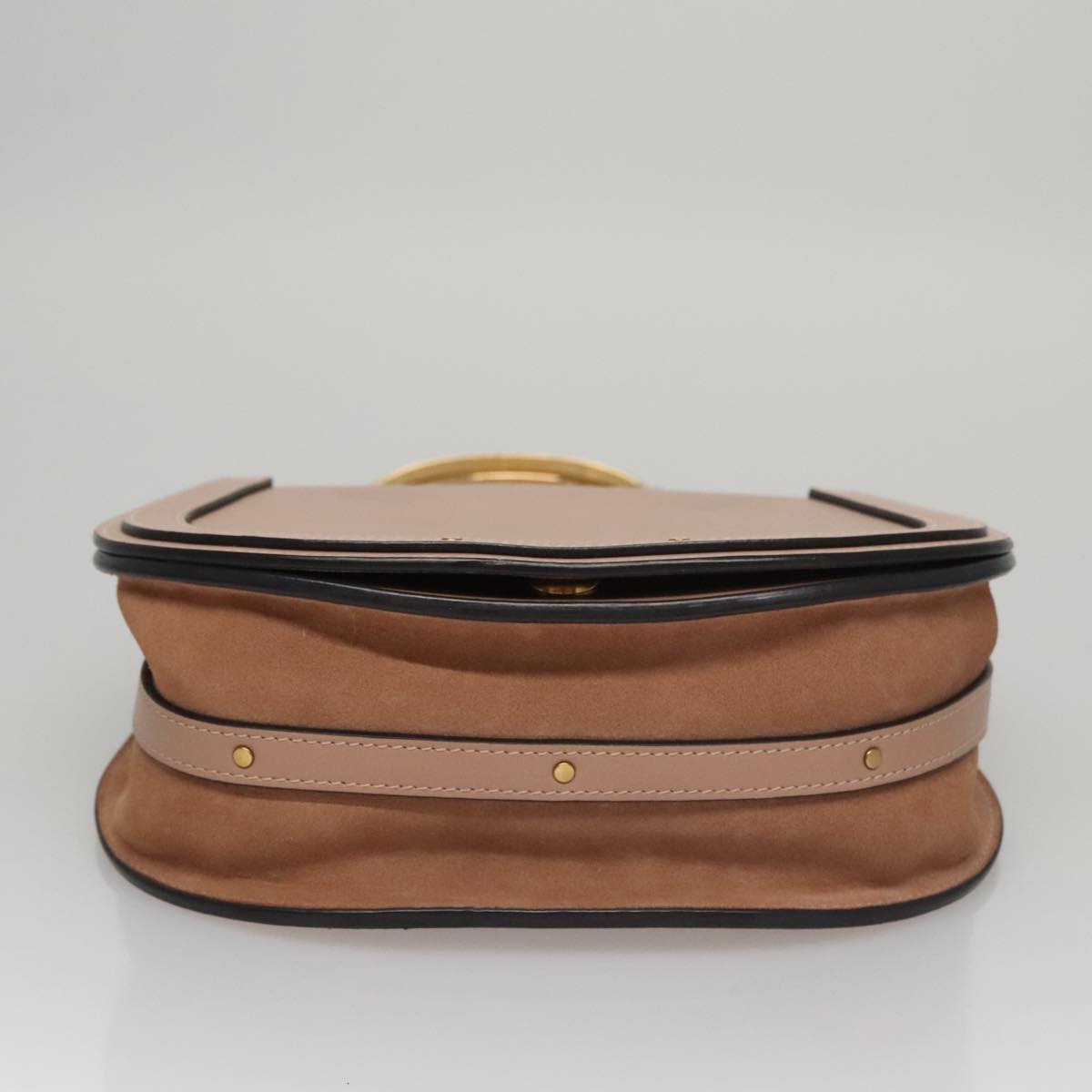 Chloé Nile, Beige, Leather, handbag