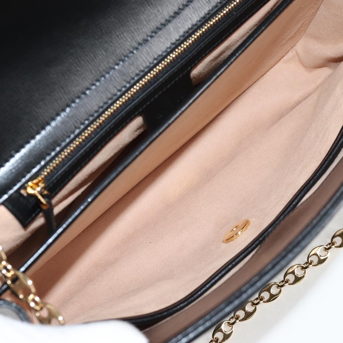 Gucci Marina, Black, Leather, shoulder
