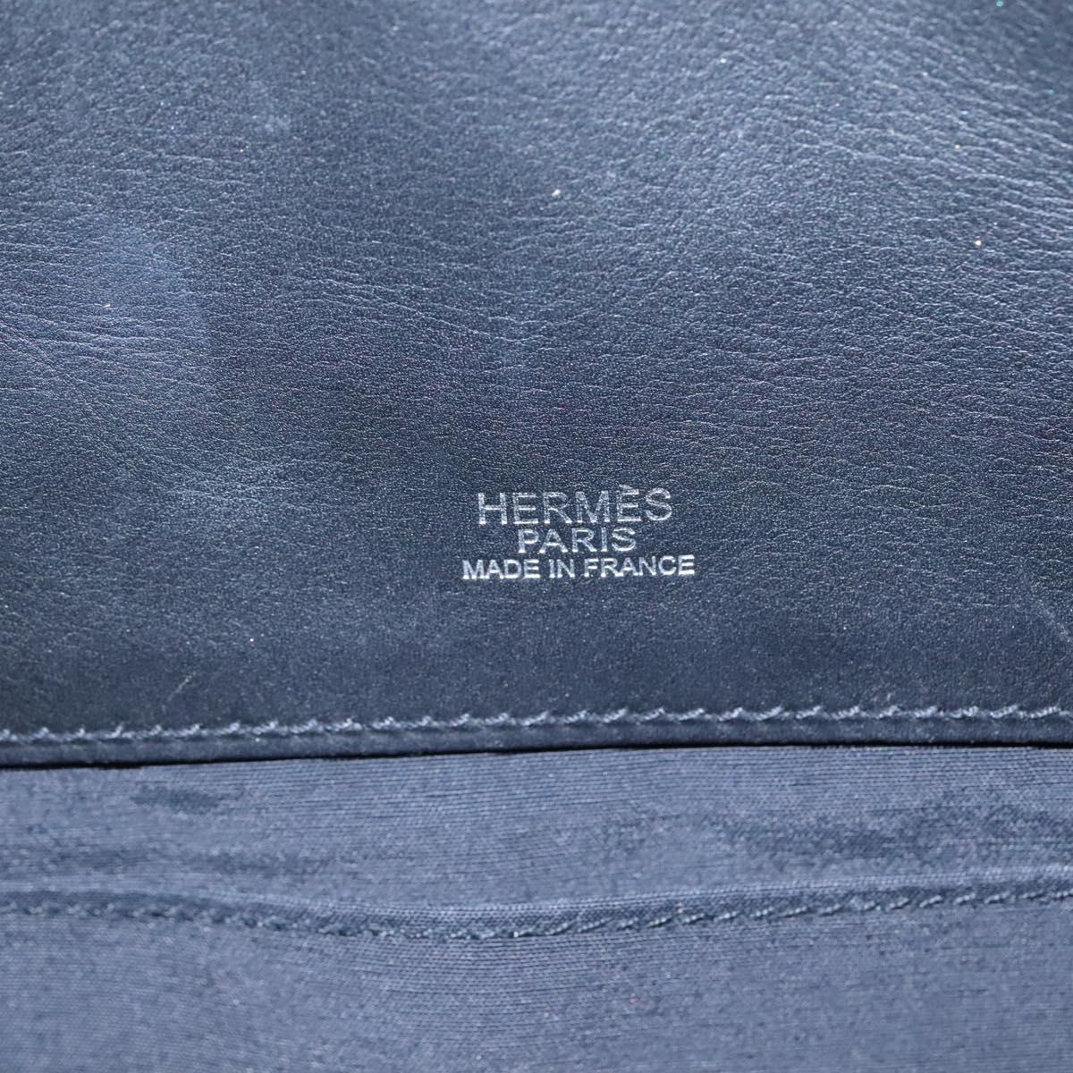 Hermès Heeboo, Black, Canvas, handbag