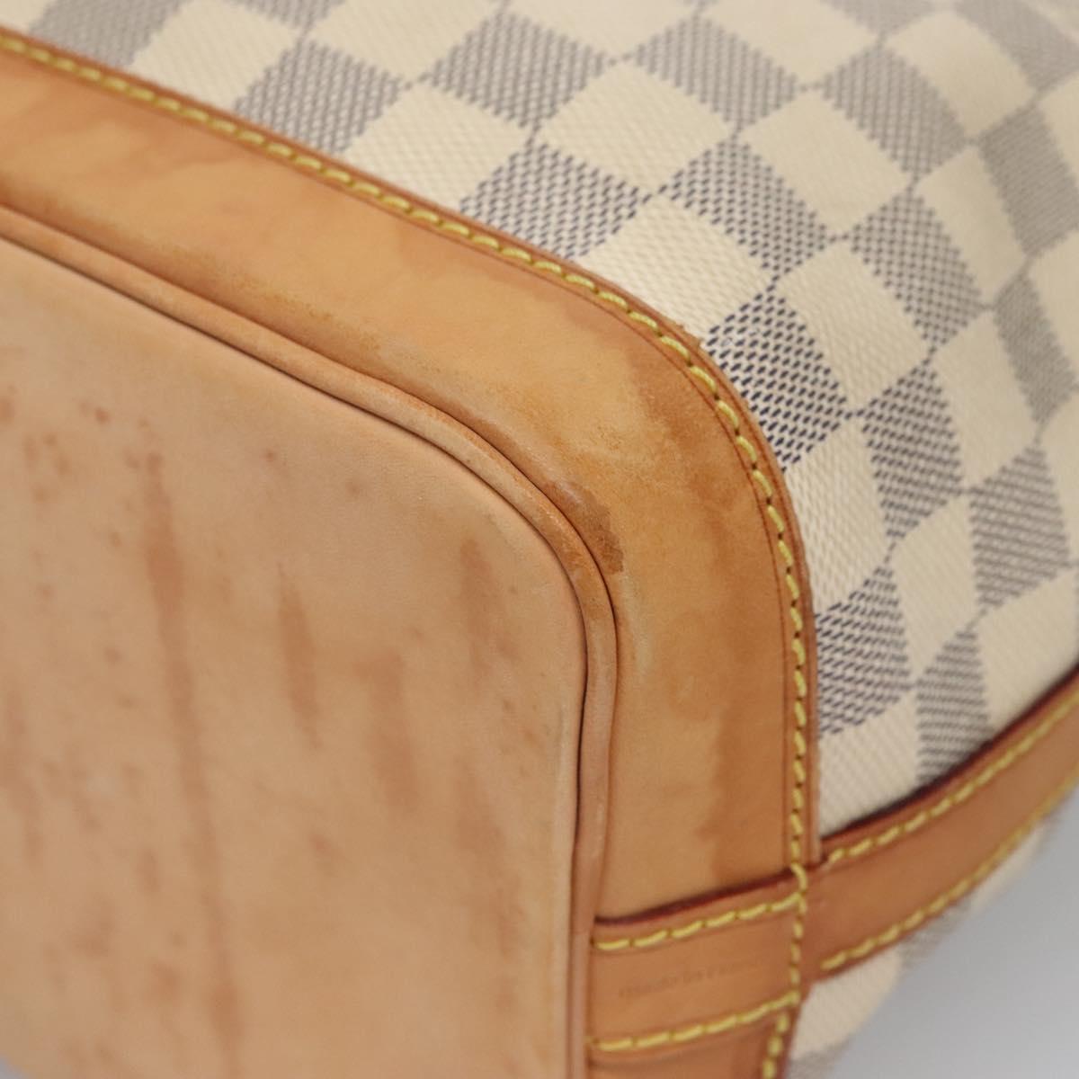 Louis Vuitton Noé BB, Grey, Canvas, shoulder