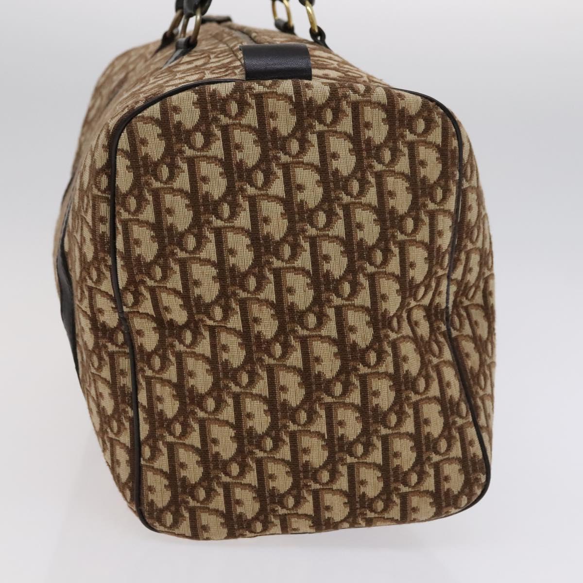 Dior Boston, Brown, Canvas, travel