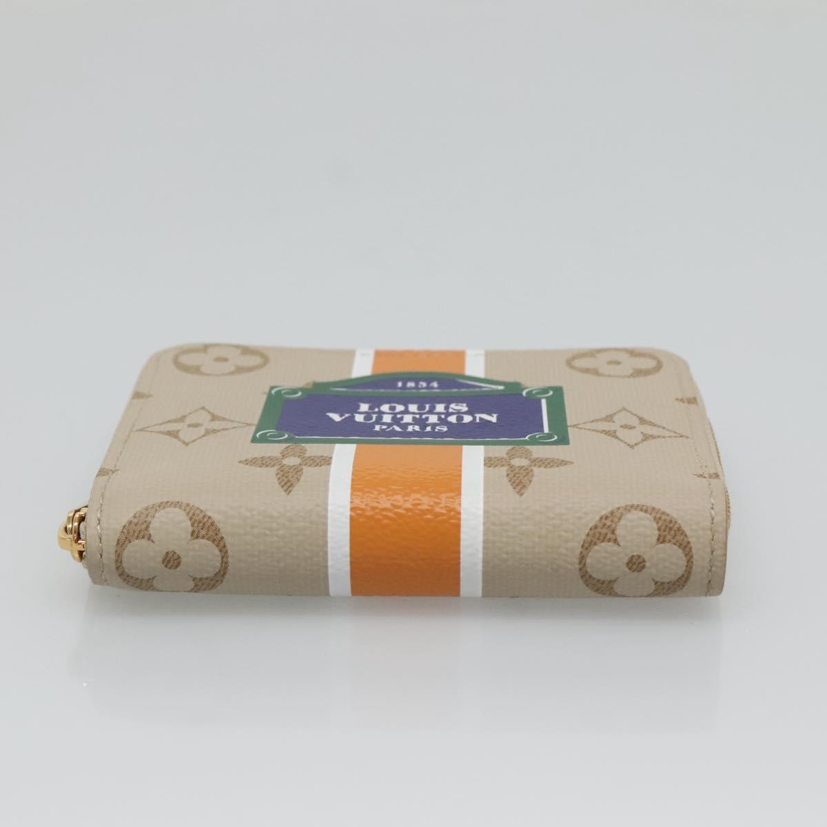 Louis Vuitton Zippy coin purse, Beige, Canvas, wallet