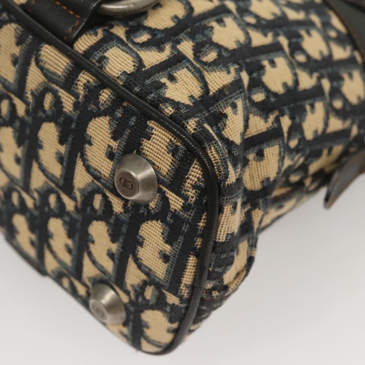 Dior CD, Navy, Canvas, handbag