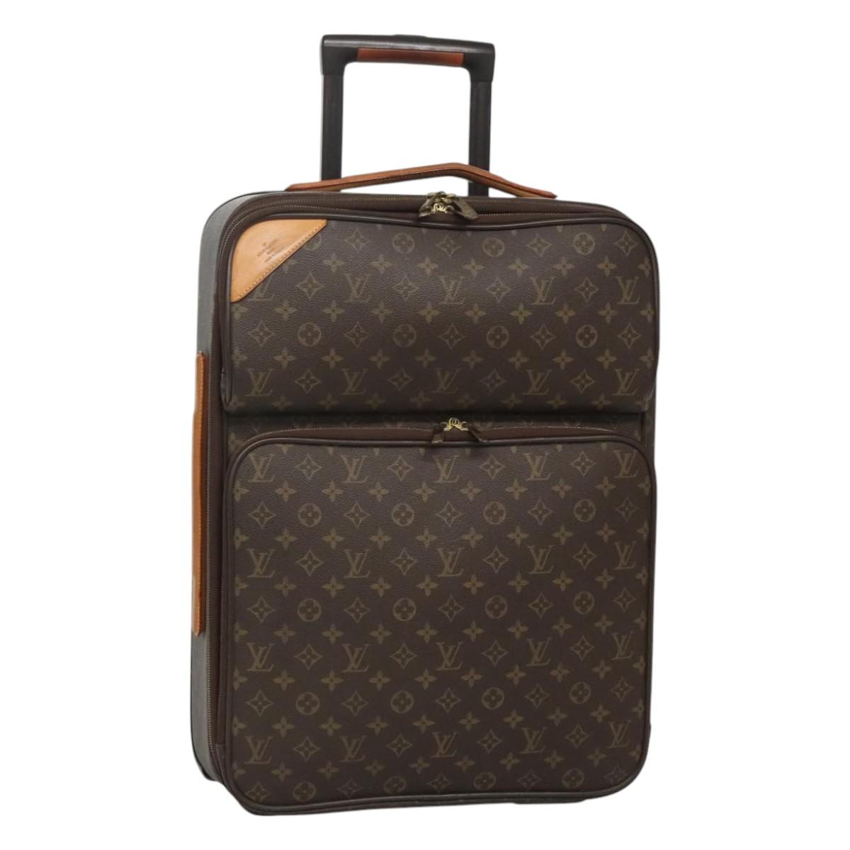 Louis Vuitton Pegase, Brown, Canvas, travel