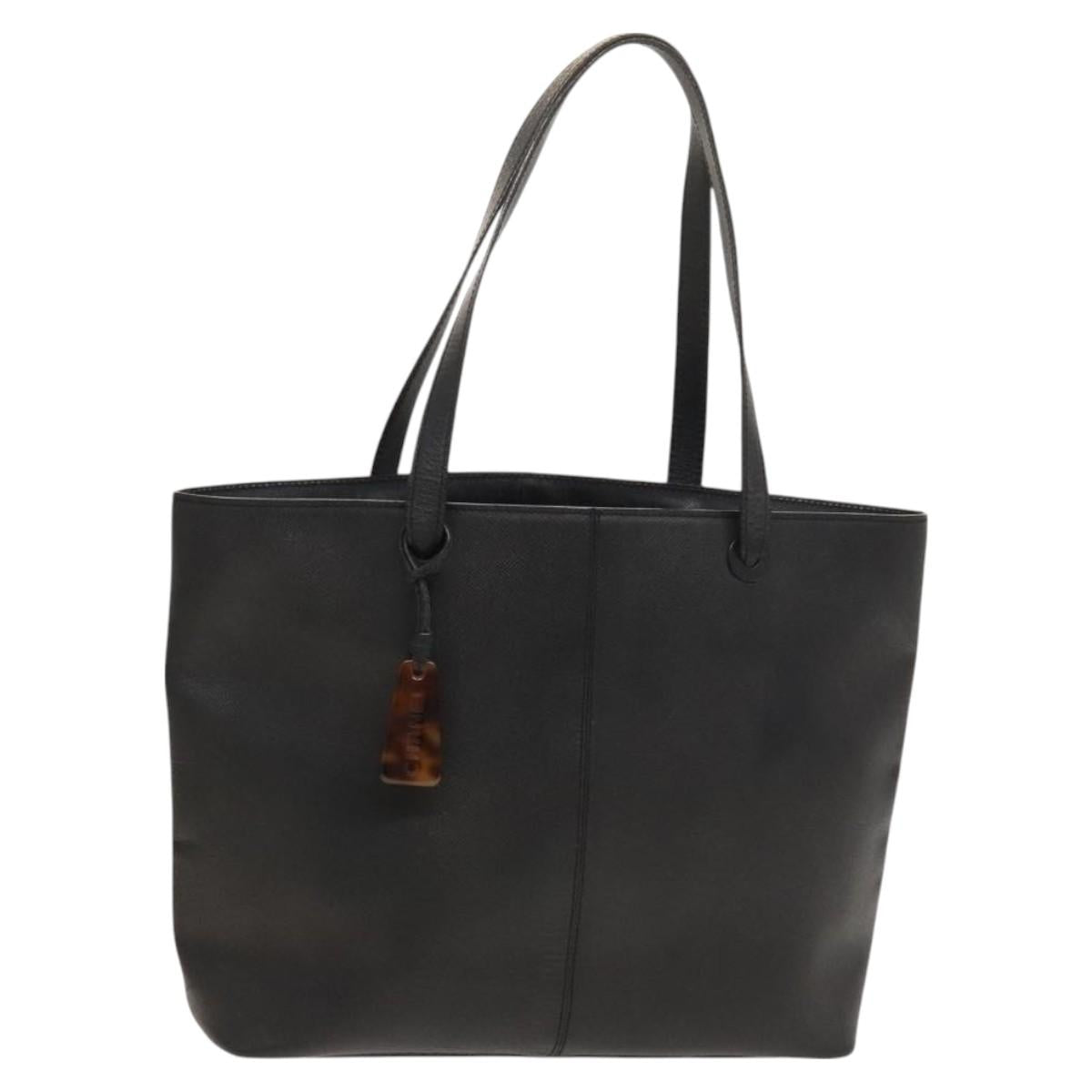 Chanel Cabas, Black, Leather, tote