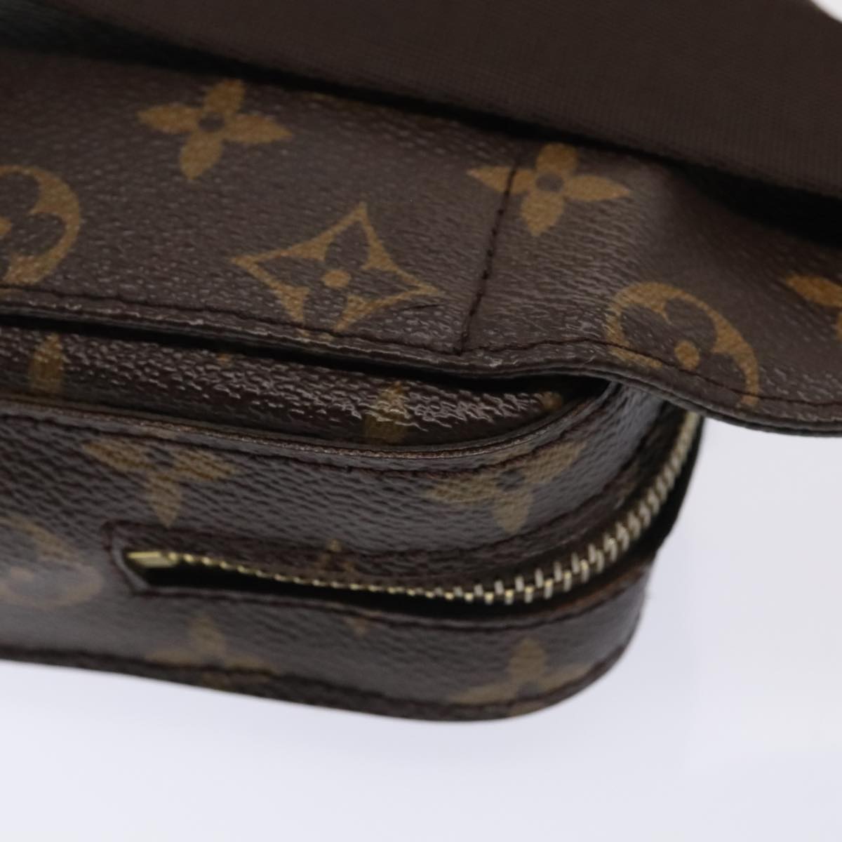 Louis Vuitton Geronimos, Brown, Canvas, clutch
