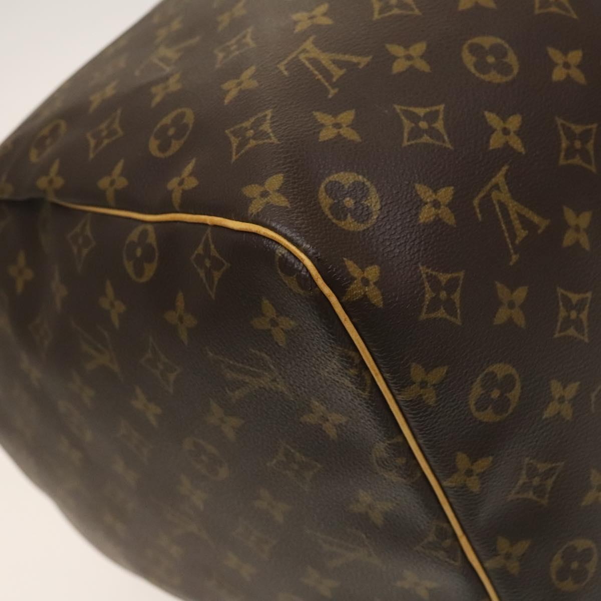 Louis Vuitton Keepall 60, Brown, Canvas, travel