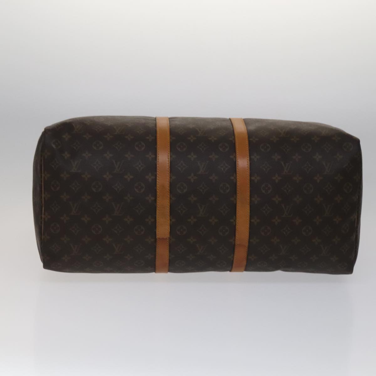 Louis Vuitton Keepall 60, Brown, Canvas, travel