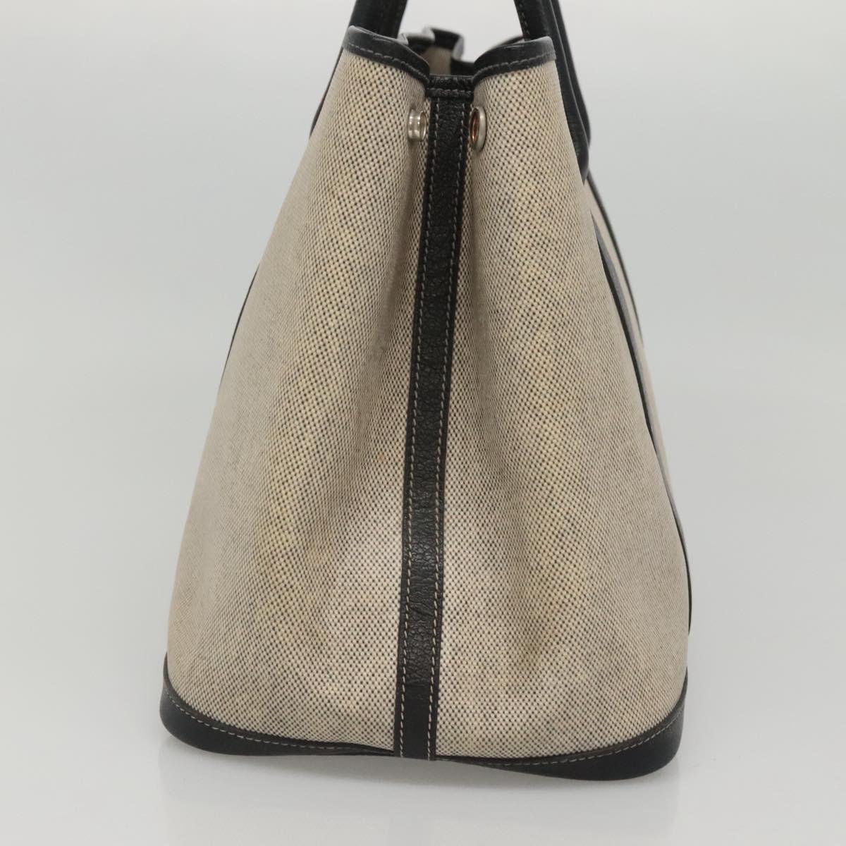 Hermès Garden Party, Beige, Canvas, tote