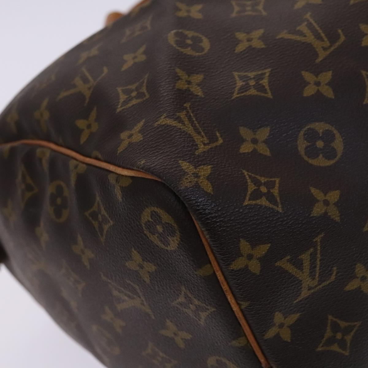 Louis Vuitton Keepall 45, Brown, Canvas, travel