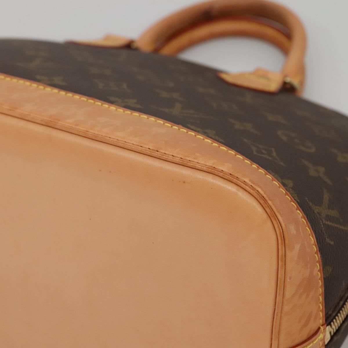 Louis Vuitton Alma, Brown, Canvas, handbag