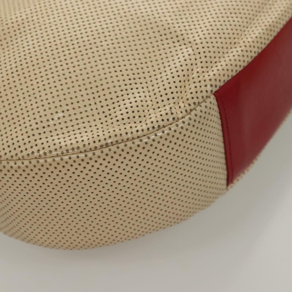 Chanel, Beige, Leather, shoulder