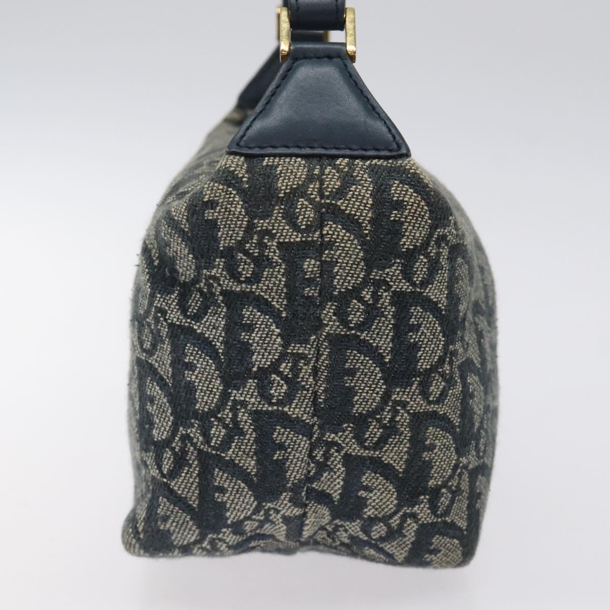 Dior Trotter, Navy, Canvas, handbag