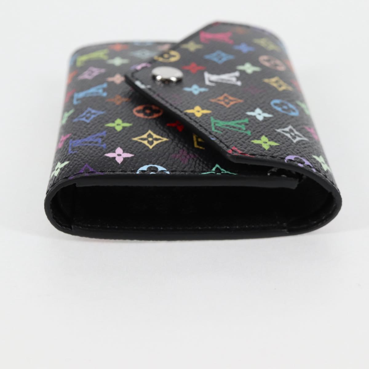 Louis Vuitton Victorine, Black, Canvas, wallet