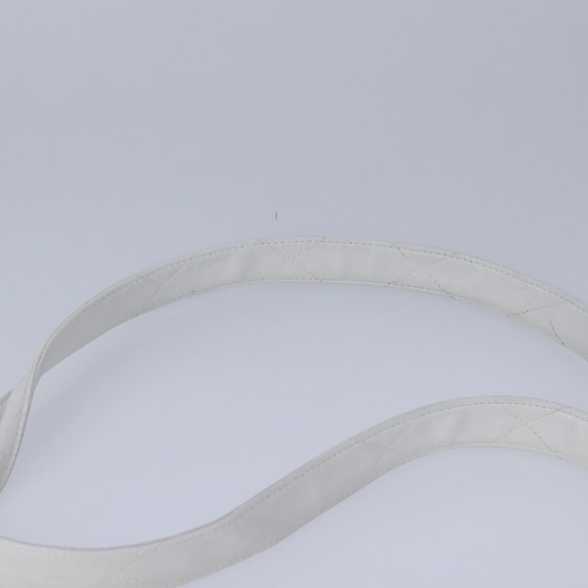 Chanel Cc, White, Leather, shoulder
