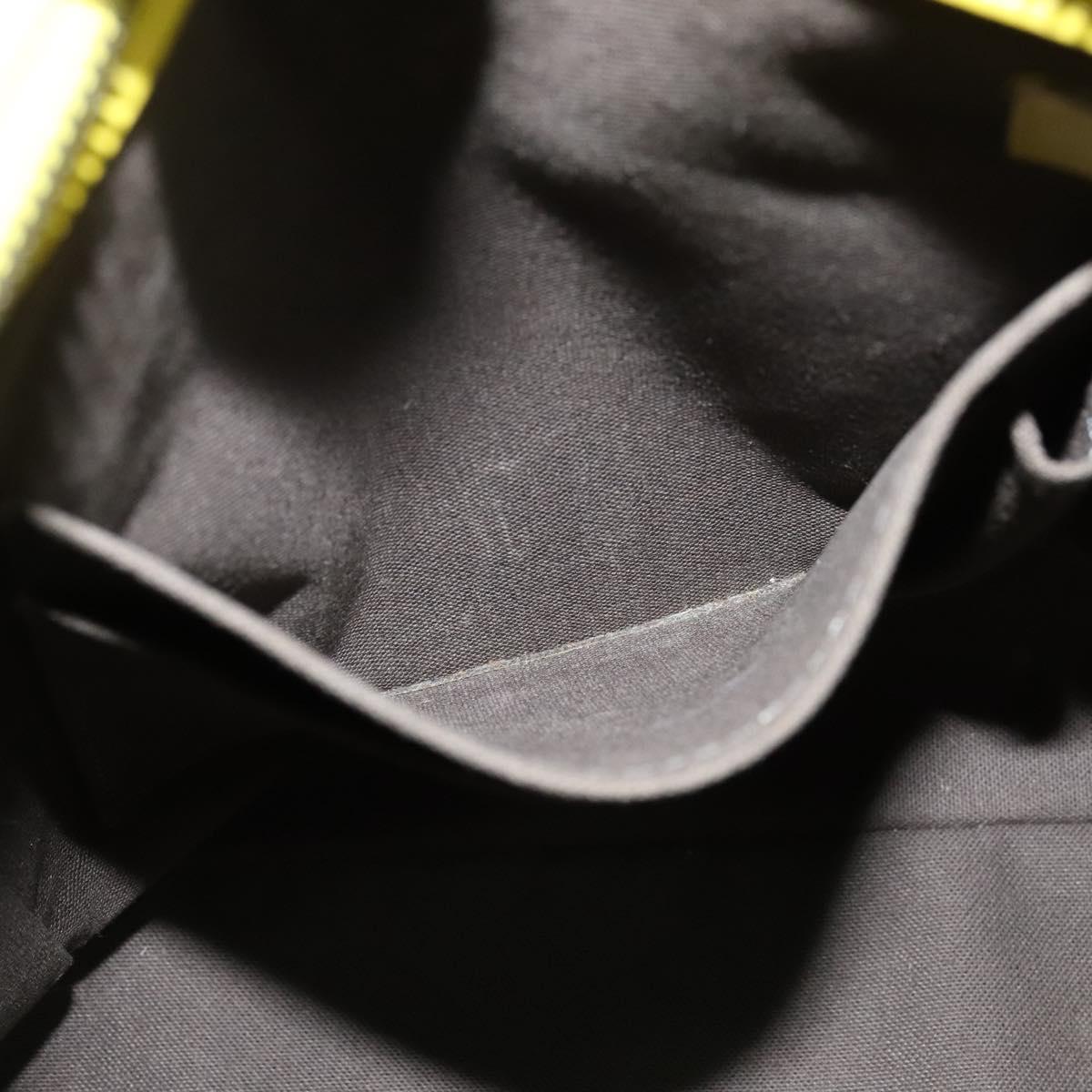 Louis Vuitton Tadao, Yellow, Leather, handbag