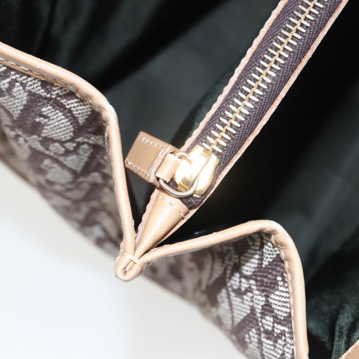 Dior Trotter, Brown, Canvas, handbag