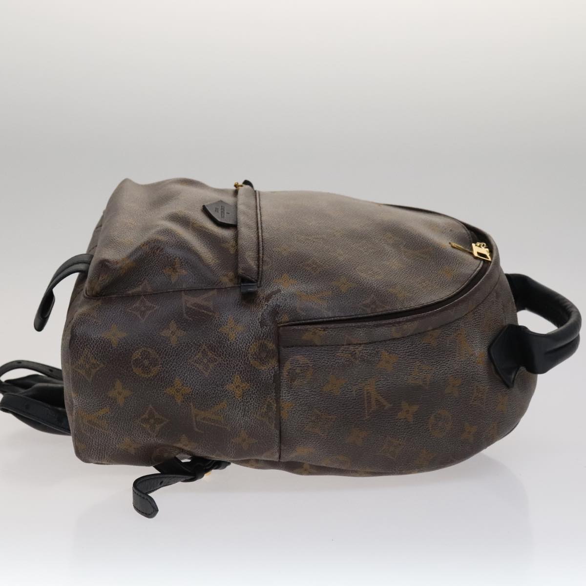 Louis Vuitton Palm Springs MM, Brown, Canvas, backpack