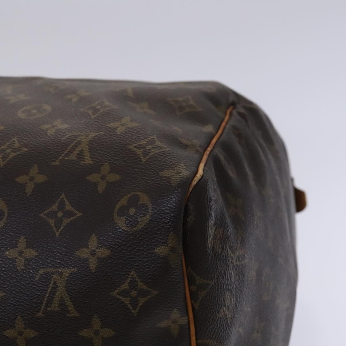 Louis Vuitton Keepall 60, Brown, Canvas, travel