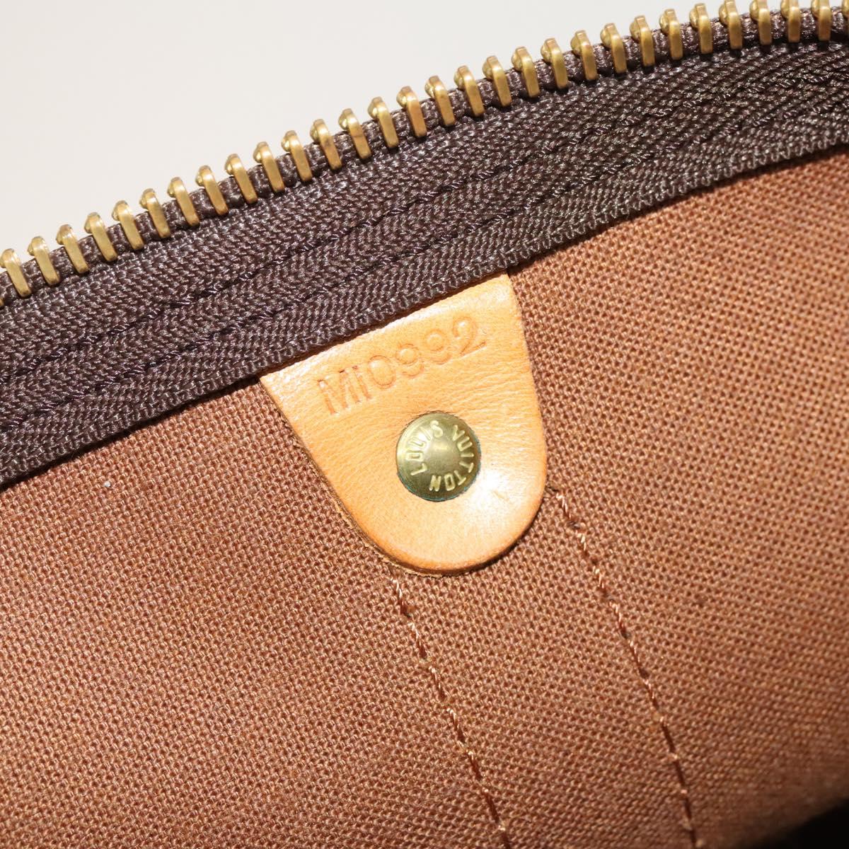Louis Vuitton Keepall 55, Brown, Canvas, travel