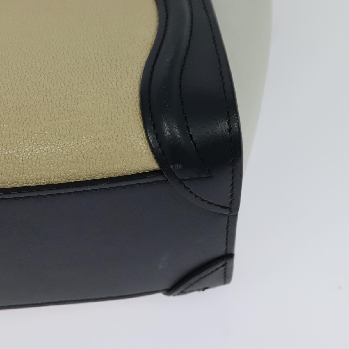 Céline Luggage, Beige, Leather, handbag
