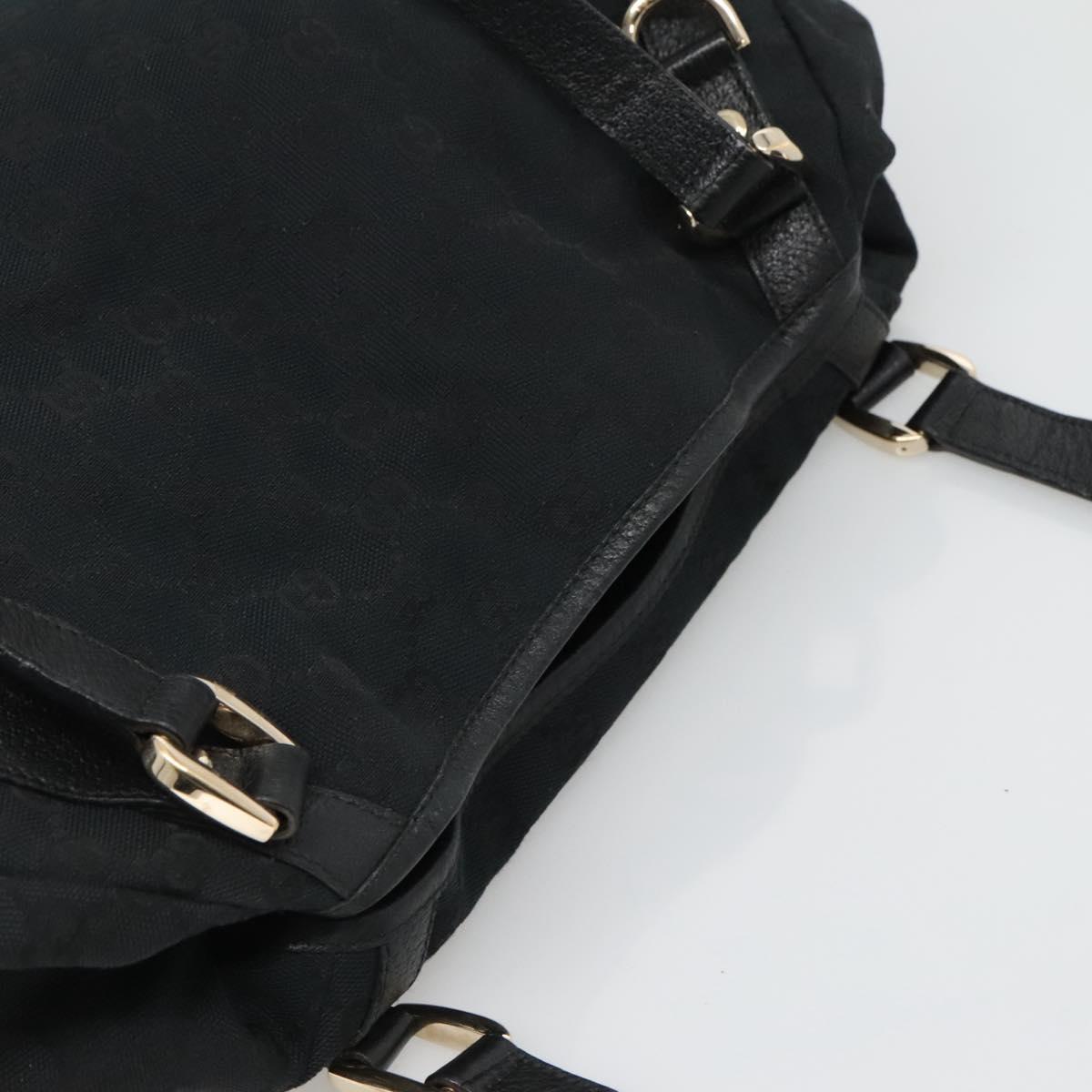 Gucci Abbey, Black, Canvas, tote