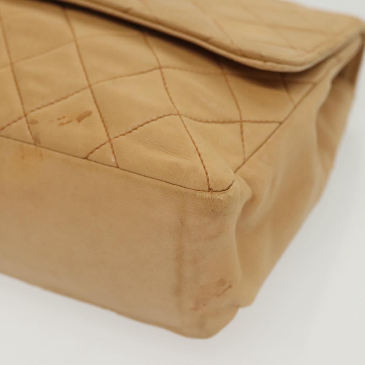 Chanel Matelassé, Brown, Leather, shoulder