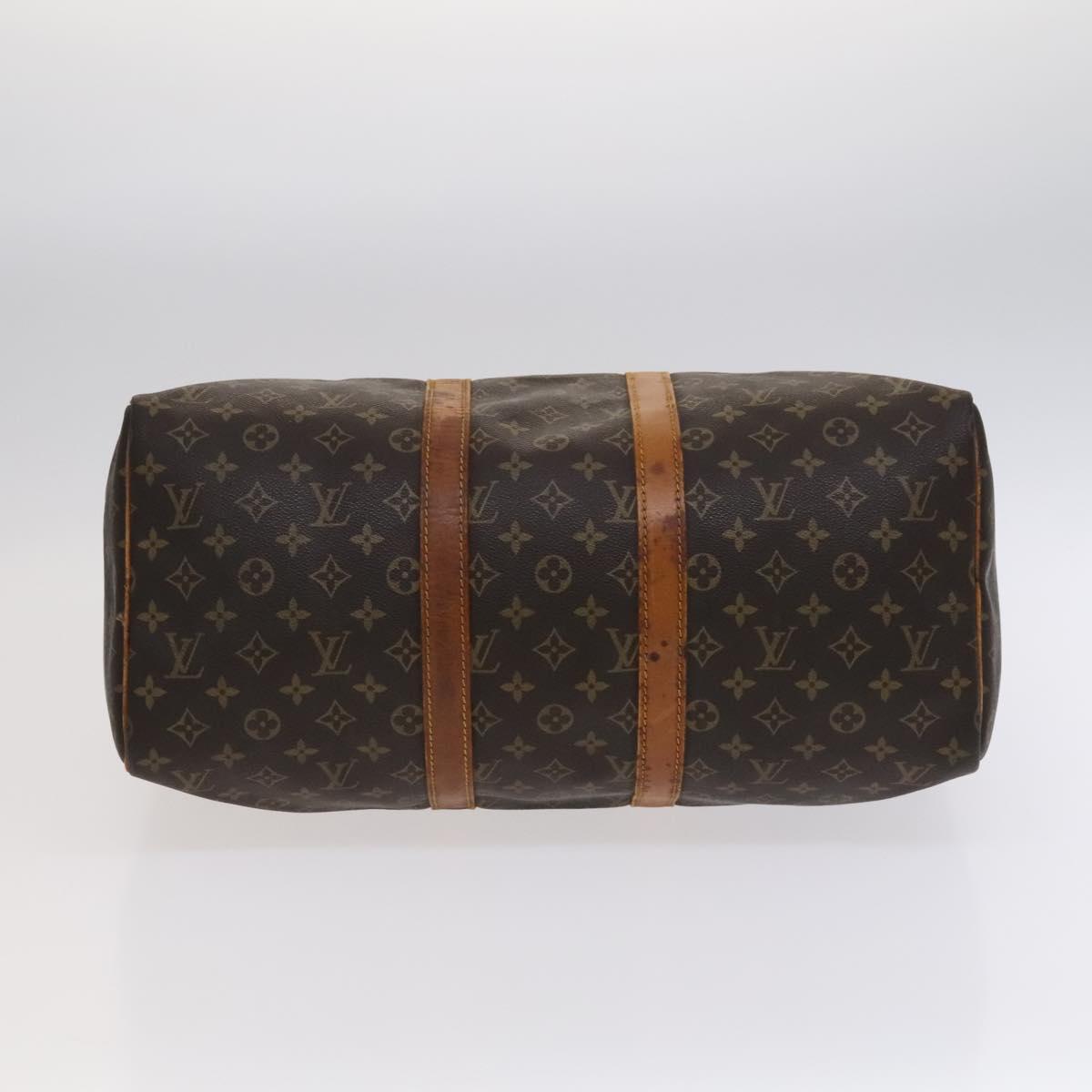Louis Vuitton Keepall 45, Brown, Canvas, travel