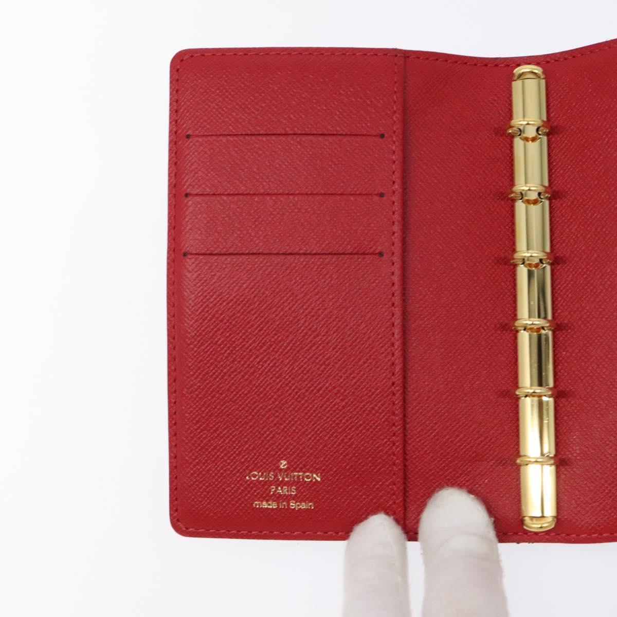 Louis Vuitton Agenda PM, Brown, Canvas, wallet