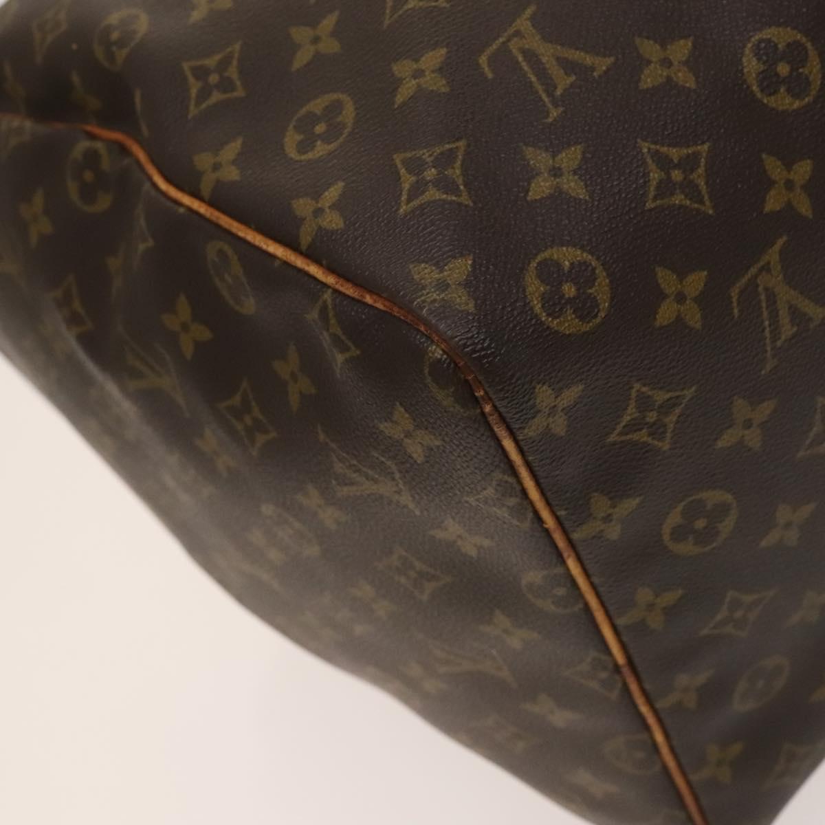 Louis Vuitton Keepall 60, Brown, Canvas, travel
