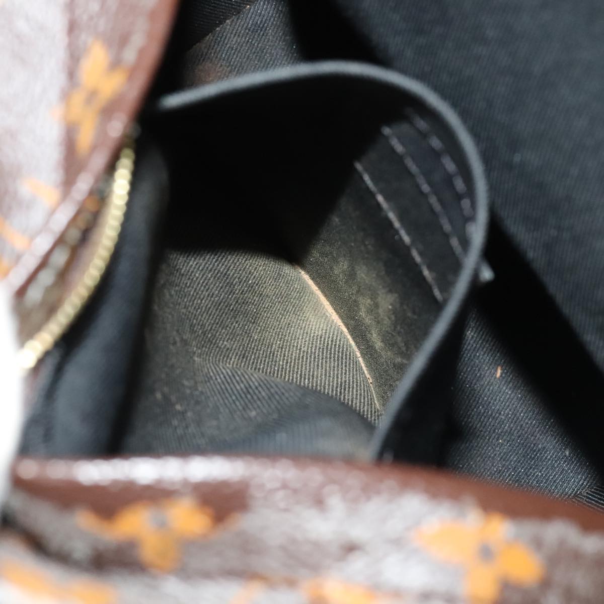 Louis Vuitton Palm Springs mini, Brown, Canvas, backpack