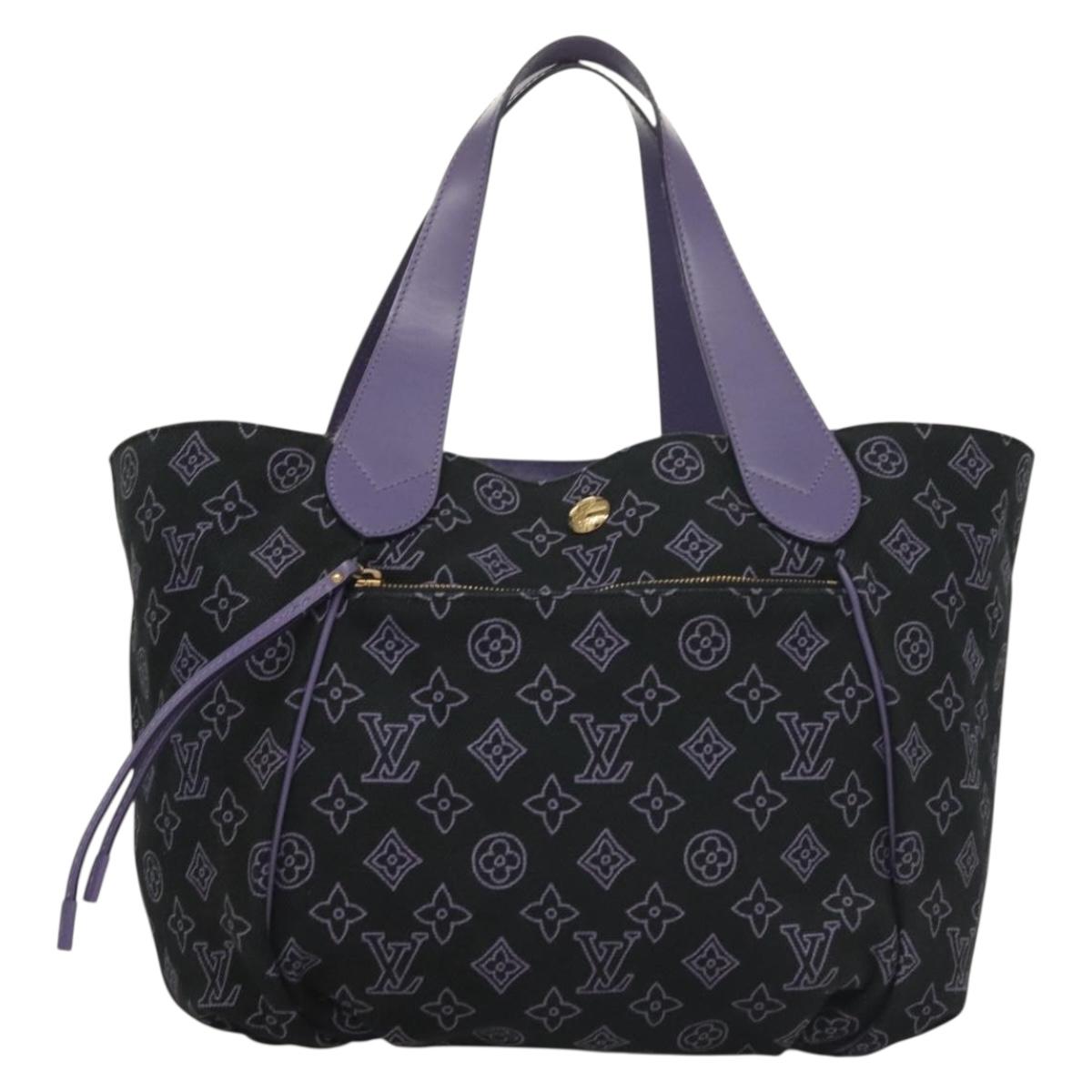 Louis Vuitton Ipanema, Purple, Canvas, tote