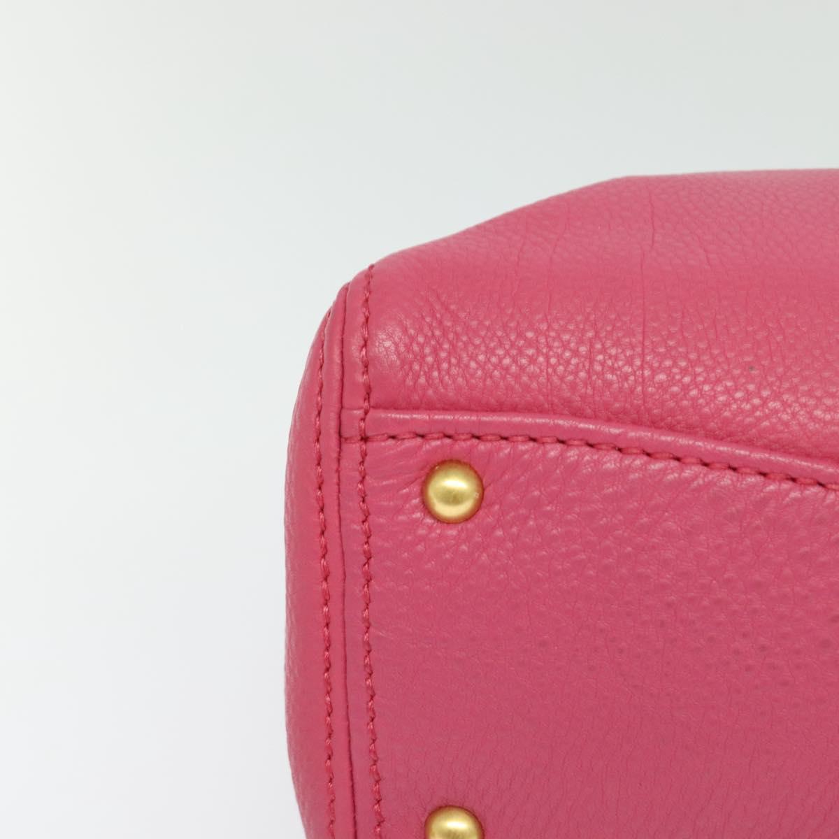 Miu Miu Vitello, Pink, Leather, handbag