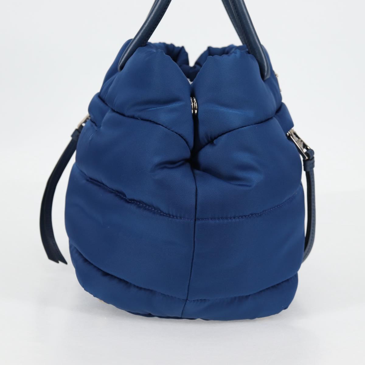 Prada Re-Nylon, Blue, NYLON, handbag