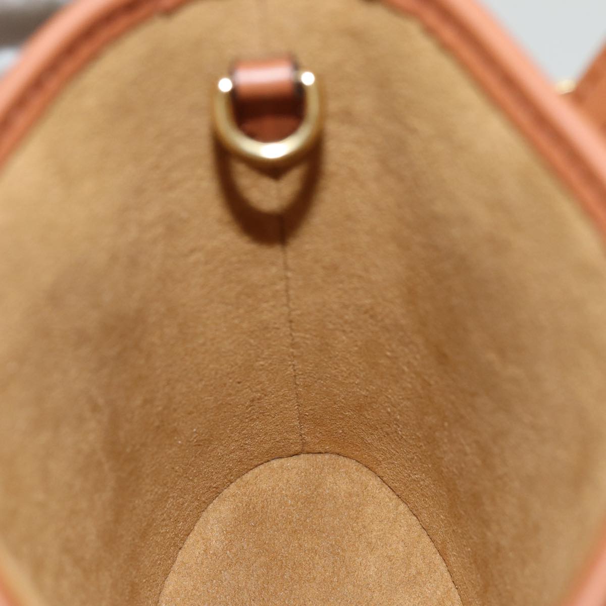Louis Vuitton Bucket, Beige, Canvas, shoulder