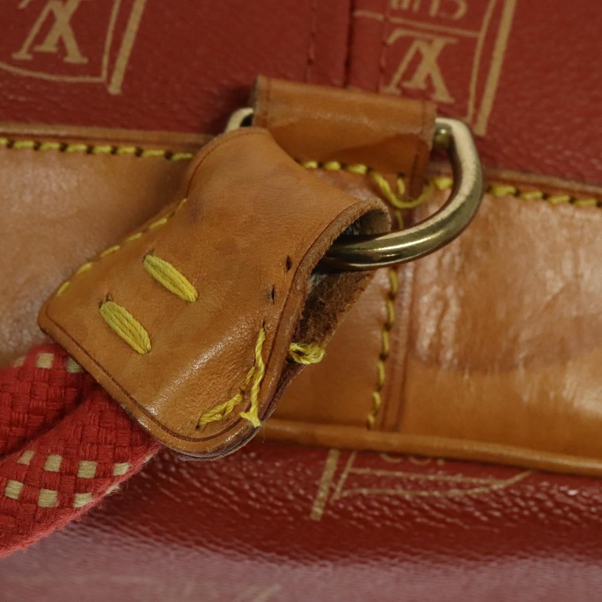 Louis Vuitton Saint Tropez, Red, Canvas, shoulder
