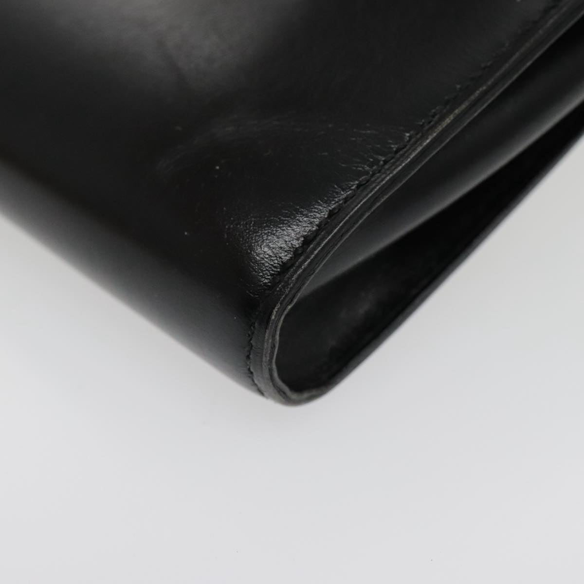 Hermès H, Black, Leather, clutch
