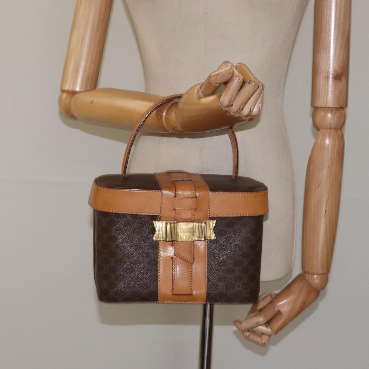 Céline Vanity, Brown, Canvas, handbag