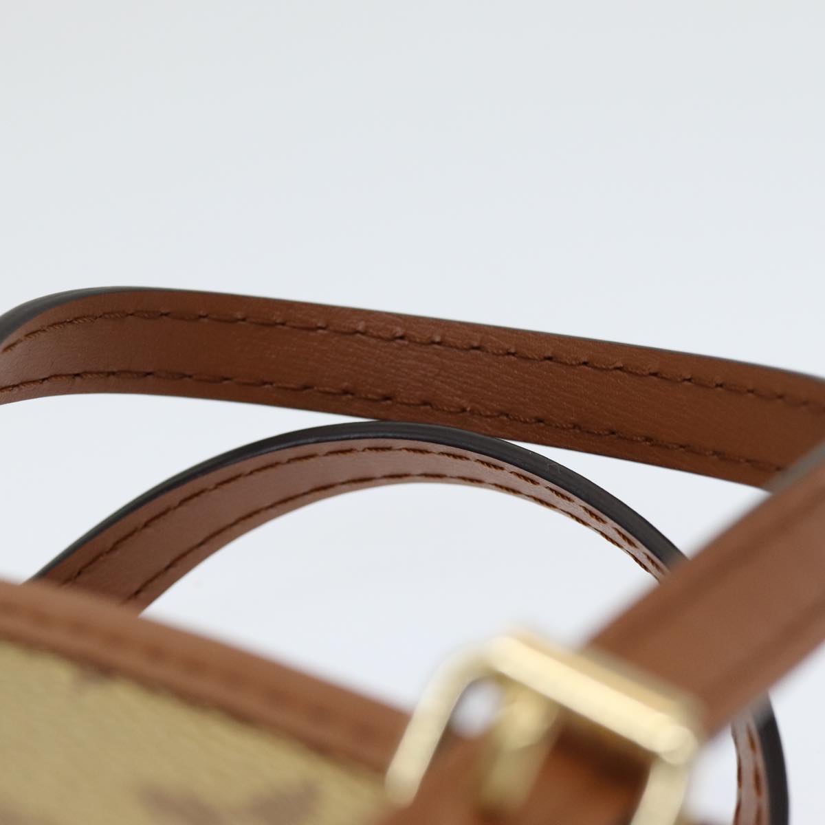 Louis Vuitton Bucket, Beige, Canvas, shoulder