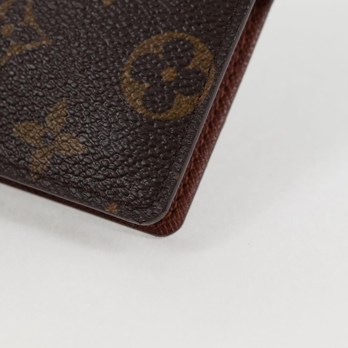 Louis Vuitton Agenda PM, Brown, Canvas, wallet