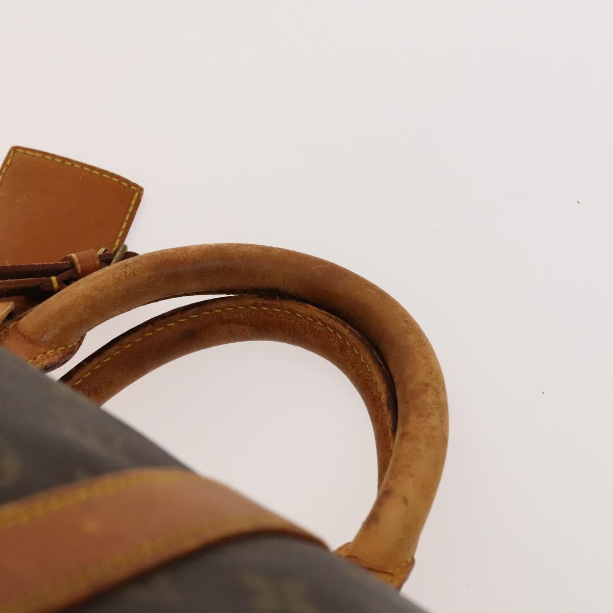 Louis Vuitton Keepall 55, Brown, Canvas, travel