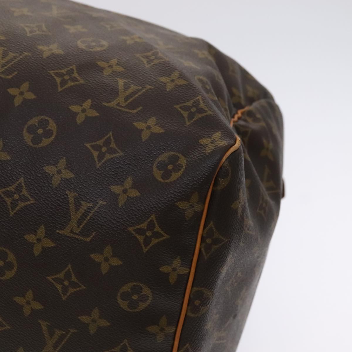 Louis Vuitton Keepall 60, Brown, Canvas, travel