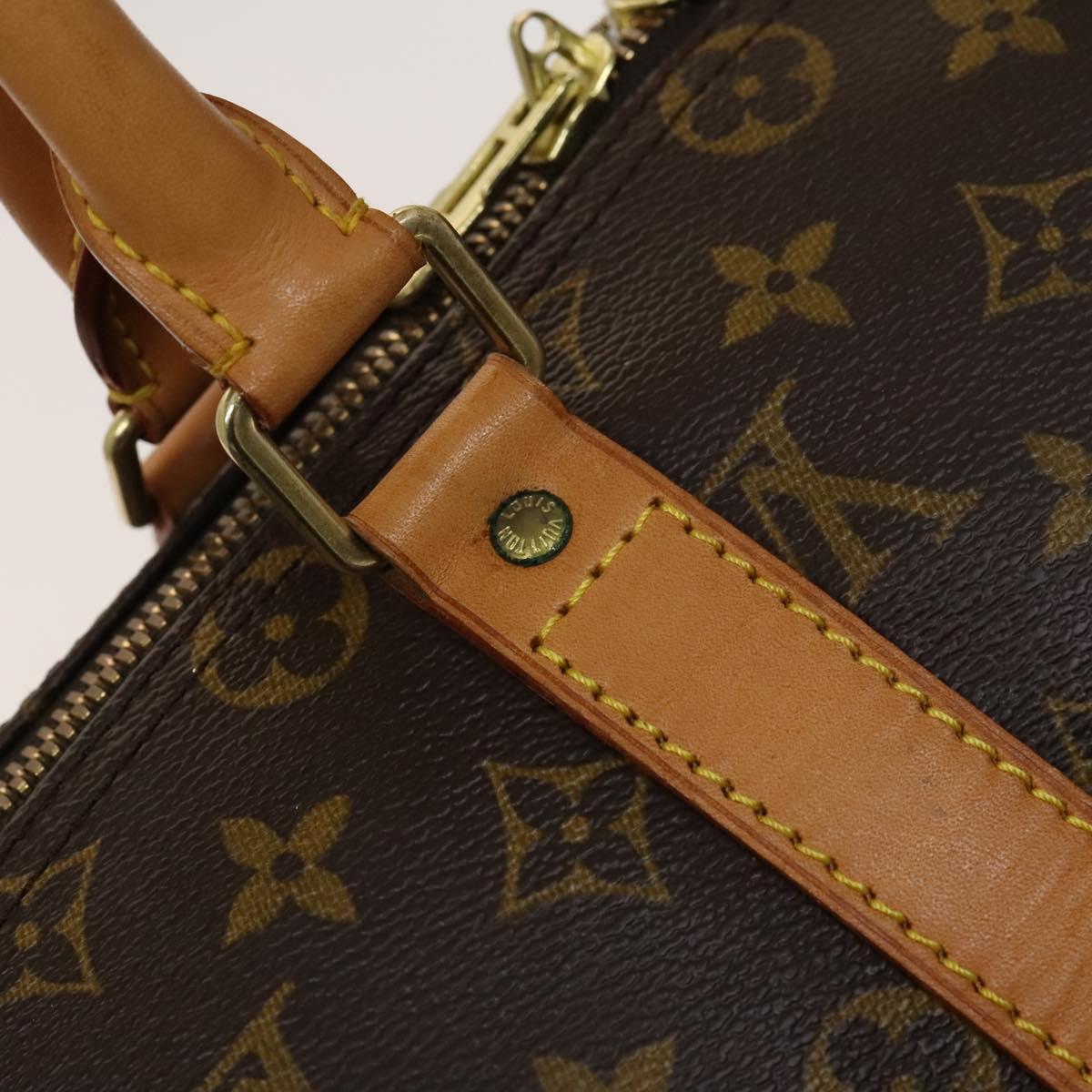 Louis Vuitton Keepall 45, Brown, Canvas, travel
