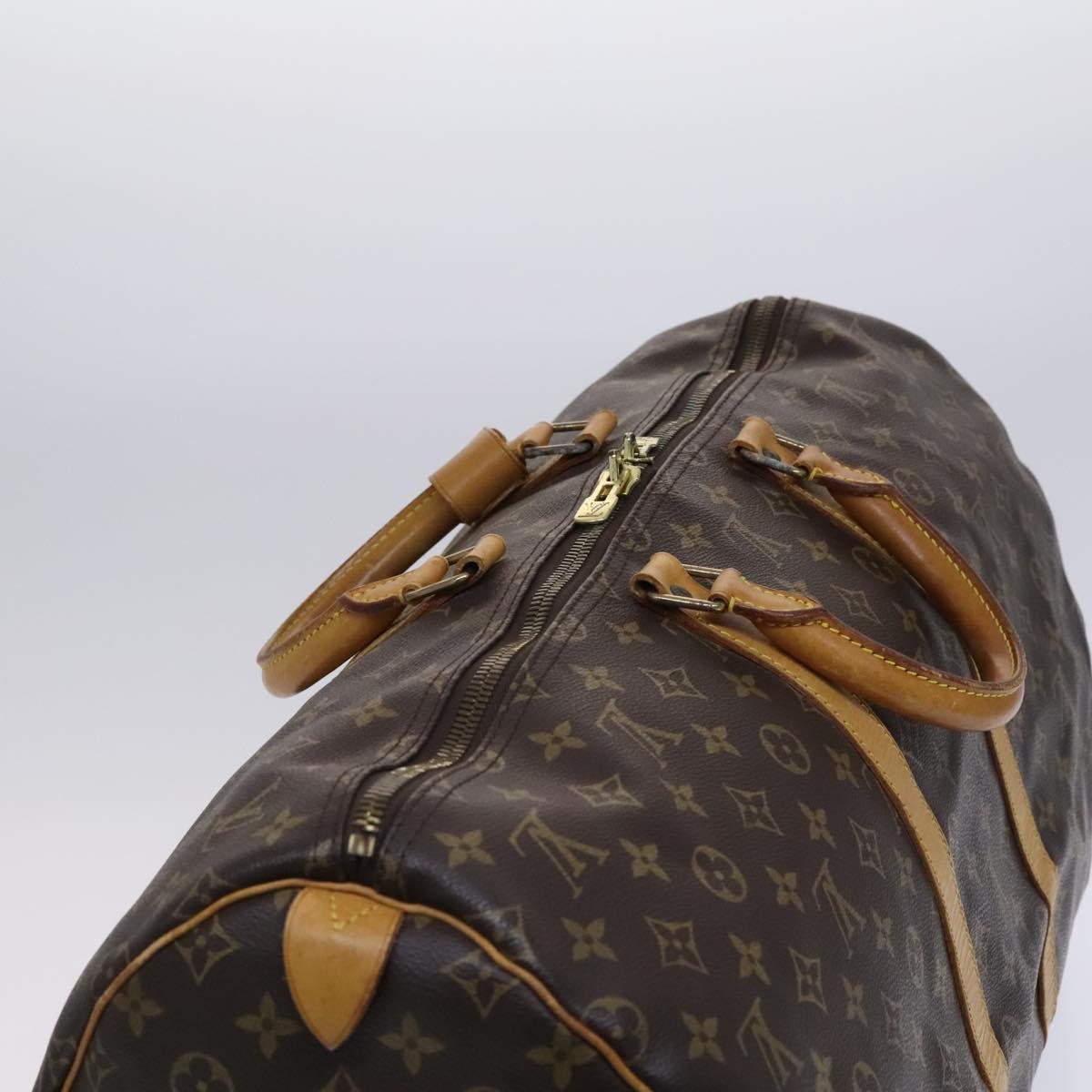 Louis Vuitton Keepall 50, Brown, Canvas, travel