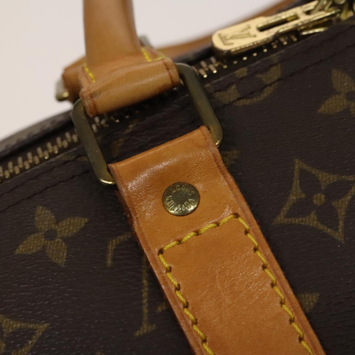 Louis Vuitton Keepall 55, Brown, Canvas, travel