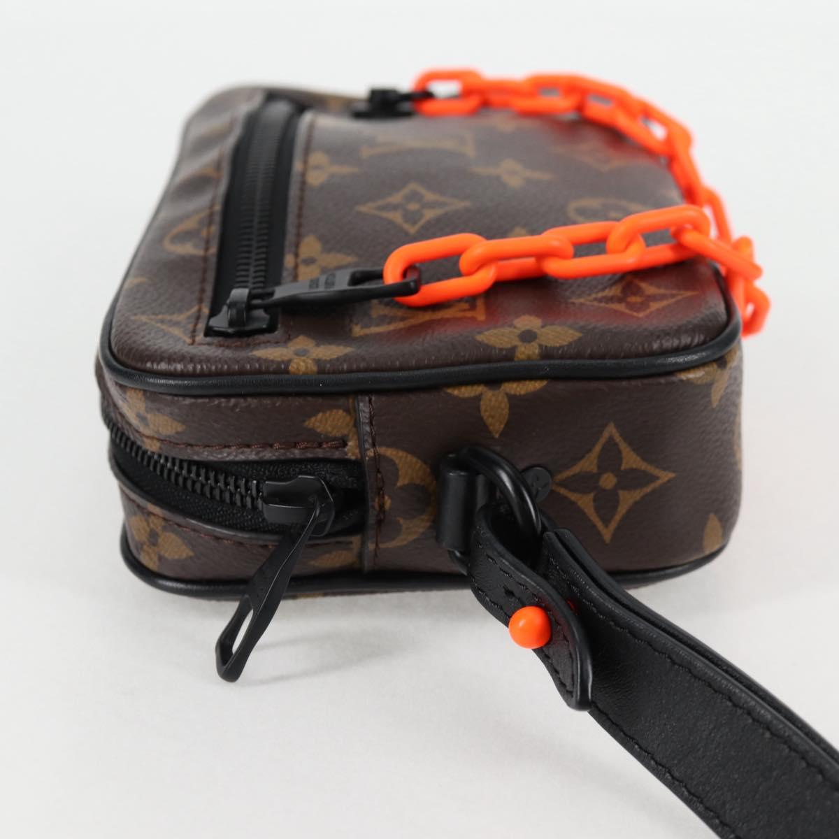 Louis Vuitton Pochette Volga, Brown, Canvas, clutch